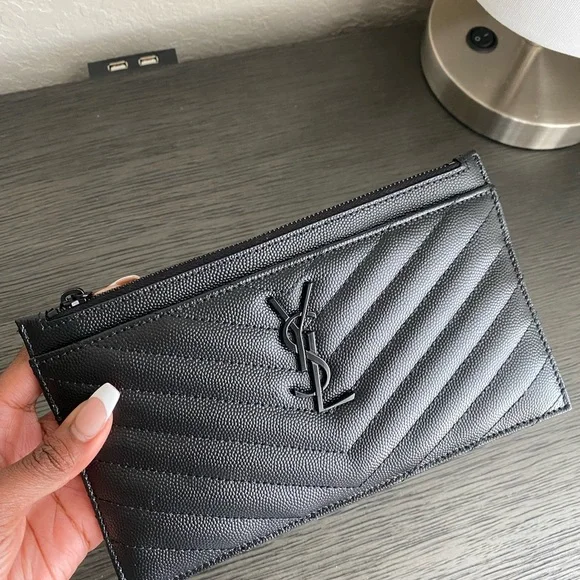 Saint Laurent Monogram Bill Pouch - Picture 4 of 7